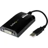 Image de StarTech.com Adaptateur USB vers DVI - 1920x1200 - Carte Graphique et Vidéo Externe - Câble Adaptateur d'Écran Double - Compatible Mac et Windows