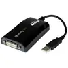 Image de StarTech.com Adaptateur USB vers DVI - 1920x1200 - Carte Graphique et Vidéo Externe - Câble Adaptateur d'Écran Double - Compatible Mac et Windows - Neuf