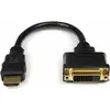 Image de StarTech.com HDDVIMF8IN câble vidéo et adaptateur 0,2 m Noir