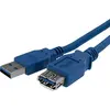 Image de StarTech.com Câble d'extension SuperSpeed USB 3.0 de 1 m - Câble d'extension USB 3 Type-A - mâle/femelle - bleu - Câble d'extension USB - USB Type A (M)