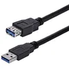 Image de Com 1m Passive Extension Cable Usb 3.0 Superspeed - Male To Female Usb To - Extender - Black, Lifetime Warranty - Startech