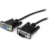 Image de 2m Straight Through Serial Cable M/F BK - Neuf