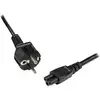 Image de StarTech.com Câble d'Alimentation en Trèfle (PC Portable) 2 m - Schuko CEE7 vers IEC 320 C5 (Tripolaire) - Neuf