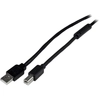 Image de StarTech.com Câble USB Actif A vers B 20 m - M/M - Noir - Neuf