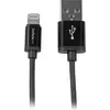 Image de StarTech.com Câble USB vers Lightning de 1m - Câble de charge haute vitesse pour iPhone / iPad / iPod - Câble Lightning haute vitesse - Apple MFi - Noir, 1 m, Lightning, USB A, Mâle,