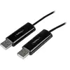 Image de StarTech.com Câble KM USB 2.0 avec transfert de données - Switch USB clavier souris pour PC et Mac - Neuf