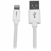 Image de StarTech.com Câble Apple Lightning vers USB pour iPhone, iPod, iPad - 2 m Blanc - Neuf