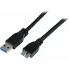 Image de Câble USB vers micro-USB Startech USB3CAUB1M noir