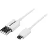 Image de StarTech.com Câble 2m USB 2.0 A vers Micro USB B - Blanc, 2 m, USB A, Micro-USB B, USB 2.0, mâle/mâle, blanc