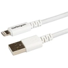 Image de StarTech.com Câble Apple 8 broches Lightning Connector vers USB de 3m - Câble USB pour iPhone / iPod / iPad - Blanc