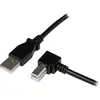 Image de StarTech.com Câble USB 2.0 A vers B 1m à angle droit - mâle/femelle - Câble d'imprimante USB - Câble USB - USB type B (M)
