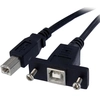 Image de StarTech.com Câble USB Montage sur Panneau B Femelle vers B Mâle - 91 cm - Neuf