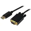 Image de StarTech.com Adaptateur DisplayPort vers VGA - Câble Display Port Mâle VGA Mâle 1920x1200 - Noir 3m - Neuf