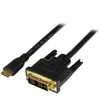 Image de StarTech.com HDCDVIMM1M câble vidéo et adaptateur Mini-HDMI Noir