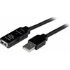 Image de StarTech.com Câble d'extension USB 2.0 actif de 10m - mâle/femelle - Câble d'extension USB / répéteur - Câble d'extension USB - USB (F) à USB (M) - USB 2.0 - 10 m - actif - noir - pour P/N : LTUB1MBK, SVA5H2NEUA, UUSBOTG