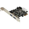 Image de Startech.com Carte Contrôleur Pci Express Vers 2 Ports Usb 3.0 Avec Uasp - Alimentation Lp4