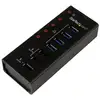 Image de StarTech.com Hub USB 3.0 (5Gbps) Alimenté de 4 ports avec Station de Recharge de 3 ports USB (2 x 1A, 1 x 2A) - Fixation Murale - Neuf