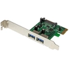 Image de StarTech.com Carte Contrôleur PCI Express (PCIe) vers 2 ports USB 3.0 avec UASP - Alimentation SATA - Neuf