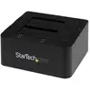 Image de StarTech.com Station d'accueil USB 3.0 / eSATA pour 2 disques durs SATA III de 2,5 / 3,5 - Dock HDD / SSD avec UASP - Neuf