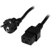 Image de StarTech.com Cordon d'alimentation CEE7 vers IEC 320 C19 de 2m pour ordinateur - M/F - Neuf