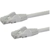 Image de StarTech.com 1m Cat6 UTP RJ45 Gigabit Patch Cable Snagless - Câble réseau Cat 6 avec manchon de protection - Câble patch Cat.6 - Blanc - Câble patch - RJ-45 (M) à RJ-45 (M) - 1 m - UTP - CAT 6 - sans crochet - blanc
