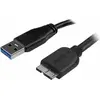 Image de StarTech.com Slim Micro USB 3.0 Cable - M/M - 2m (6ft)