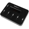 Image de StarTech.com Duplicateur et Effaceur Autonome de 1 à 5 clés USB, Copieur de Plusieurs Clés USB, Copie Système et Fichier et Secteur par Secteur, 1,5 Go/min, Effacement en 3 Passes, Affichage LCD - Neuf