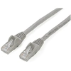 Image de StarTech.com Câble réseau Cat6 Gigabit UTP sans crochet de 2m - Cordon Ethernet RJ45 anti-accroc - M/M - Gris - Neuf