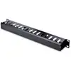Image de StarTech.com Panneau de Gestion de Câbles pour Rack 1U à Goulotte Horizontale avec Couvercle - Goulotte de Câbles pour Rack de Serveur - Organisateur / Gestionnaire de Câbles pour Rack - Neuf