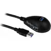 Image de StarTech.com Câble d'extension SuperSpeed USB 3.0 de 1,5m - Rallonge USB A vers A sur socle - M/F - Noir