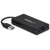 Image de StarTech.com Adaptateur USB 3.0 vers DisplaPort - 4K 30Hz Ultra HD - Certifié DisplayLink - Convertisseur USB Type-A vers DP pour Moniteur - Vidéo Externe et Carte Graphique - Mac et Windows - Neuf