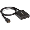 Image de StarTech.com Splitter vidéo HDMI 4K à 2 ports - Répartiteur HDMI 1 x 2 alimenté par USB ou adaptateur d'alimentation - Neuf