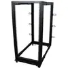 Image de StarTech.com Rack Serveur Mobile 25U 4 Poteaux, Rack Réseau 19 4 Poteaux avec Roulettes, Rack Roulant avec Profondeur Ajustable pour PC/AV/Données/Informatique - Roulettes, Pieds de nivellement ou Fixation au Sol - Neuf