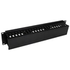 Image de StarTech.com Panneau de gestion de câbles horizontal 2U pour rack de serveur - Guide pour câbles avec couverture - Neuf