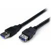 Image de StarTech.com Câble d'extension USB 3.0 de 2m - USB 3 type A vers A 2 mètres de câble d'extension - mâle/femelle - noir - Câble d'extension USB - USB type A (W)