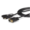 Image de StarTech.com Câble adaptateur HDMI vers VGA de 91cm - Convertisseur actif HDMI vers HD15 - M/M - 1920x1200 / 1080p - Neuf