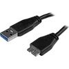 Image de Câble USB vers micro-USB Startech USB3AUB3MS Noir