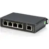 Image de StarTech.com Commutateur Ethernet industriel 5 ports pour montage sur rail DIN - non géré - Fast Ethernet (10/100) - duplex intégral - montage en rack