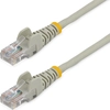 Image de StarTech.com 2m Cat5e RJ45 UTP Network Cable Snagless - Câble patch Cat 5e - Gris - mâle / mâle - Câble patch - RJ-45 (M) à RJ-45 (M) - 2 m - UTP - CAT 5e - moulé, sans crochet - Gris