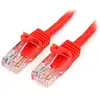 Image de StarTech.com 3m Cat5e RJ45 UTP Câble réseau Snagless - Câble patch Cat 5e - Rouge