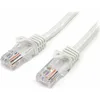 Image de StarTech.com Câble réseau Cat5e RJ45 UTP Snagless - Câble patch Cat 5e - mâle / mâle - Câble patch - RJ-45 (M) à RJ-45 (M) - 3 m - UTP - CAT 5e - moulé, sans crochet - blanc