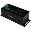 Image de StarTech.com Hub USB 3.0 à 7 ports - 5Gbps - Hub USB-A industriel en métal avec protection ESD et protection contre les surtensions de 350W - Montage sur rail DIN, mural ou sur bureau - Hub d'extension USB conforme TAA - Neuf