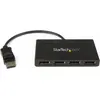 Image de StarTech.com Adaptateur multi-écrans 4 ports - Hub DisplayPort 1.2 MST - 4x 1080p - -