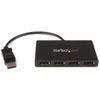 Image de StarTech.com Répartiteur DisplayPort 1.2 à 4 ports, Adaptateur Multi-Moniteur DisplayPort vers 4x DP, Hub MST pour Ordinateur Quad 1080p 60Hz - Windows Uniquement, Pas de Pilote - Neuf