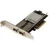 Image de StarTech.com Carte réseau PCI Express à 2 ports fibre optique 10 Gigabit Ethernet avec SFP+ ouvert et chipset Intel - Neuf