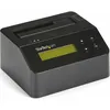 Image de StarTech.com Station d'accueil USB 3.0 autonome pour disques durs SATA 2.5 et 3.5 SSD/HDD - Secure Drive Erase avec impression de ticket - Effaceur de disque dur - noir - pour P/N : SVA12M5NA