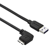 Image de StarTech.com Câble Micro USB 3.0 Slim 1m coudé à gauche - USB 3.1 Gen 1 (5 Gbit/s)