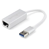 Image de StarTech.com Adaptateur réseau USB 3.0 vers Gigabit Ethernet - Argent - Neuf