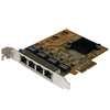 Image de StarTech.com Carte réseau PCI Express à 4 ports Gigabit Ethernet - Neuf
