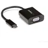 Image de StarTech.com Adaptateur vidéo USB-C vers VGA - M/F - 1920x1200 / 1080p - Noir - Neuf